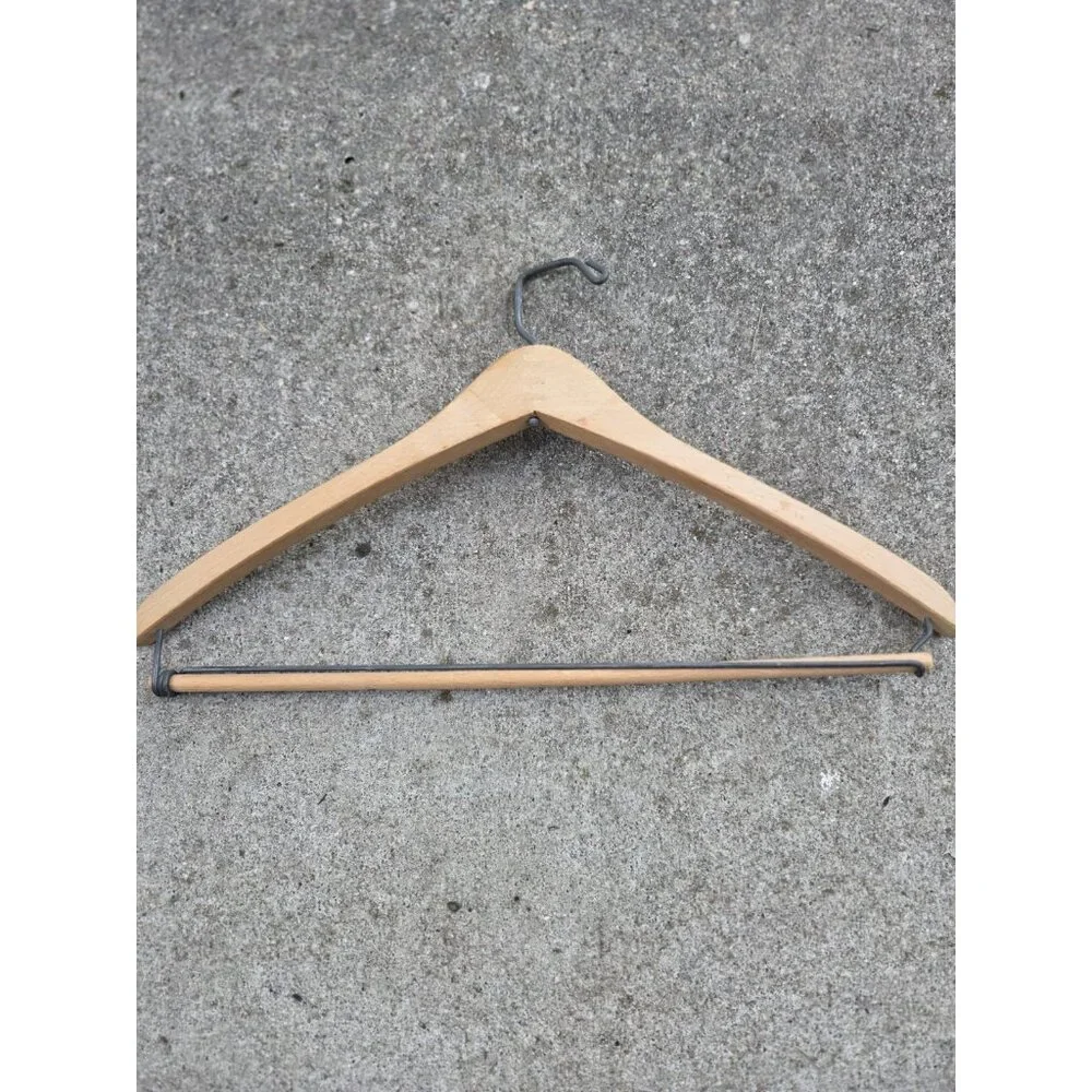 Vintage Wooden Advertising Clothes Hanger McGregor‎ Sportswear